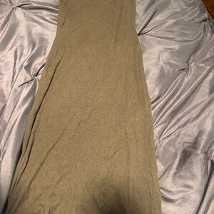 Olive Green Maxi Skirt